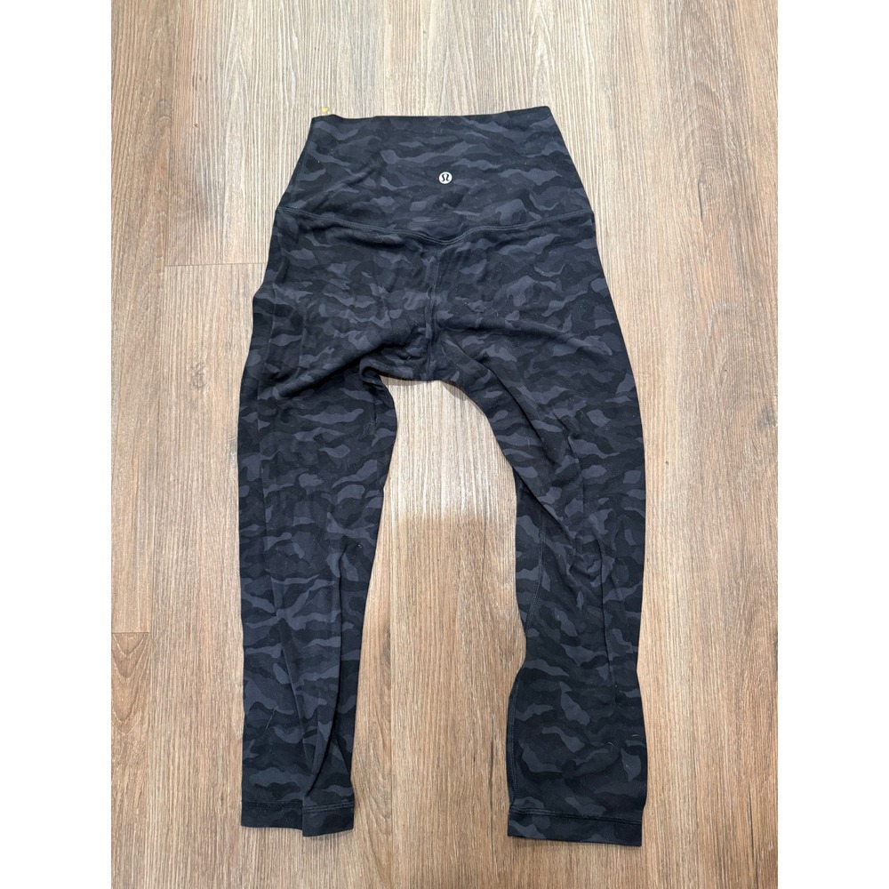 Lululemon Align High-Rise Crop 21 Heritage 365 Camo Deep Coal Multi LW6BM1S 4
